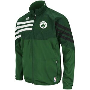 adidas Boston Celtics Green On-Court East Full Zip Jacket